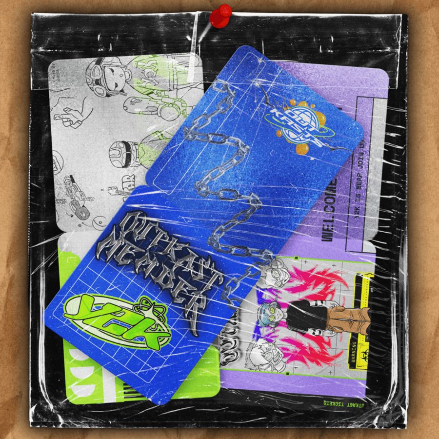 outKast member pass, sealed ticket pack.